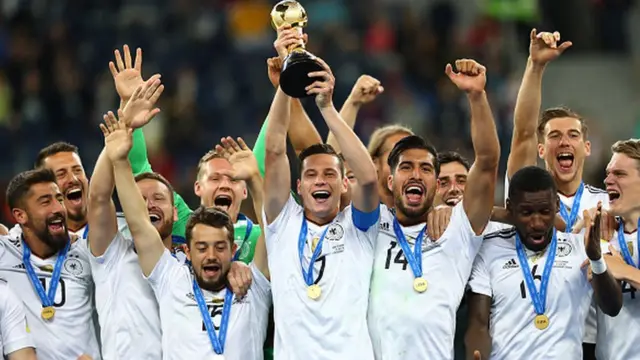 L'équipe d'Allemagne championne du monde en titre a récemment remporté la coupe des confédérations 2017