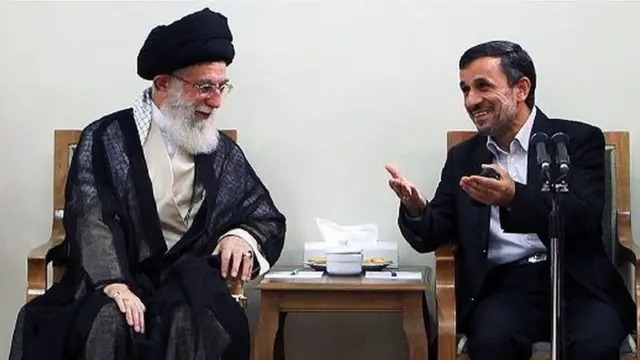 آیت الله خامنه ای و محمود احمدی نژاد