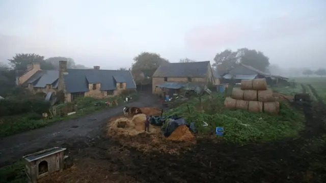 Вид на ферму Жана-Бернара