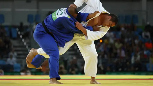 O sargento Rafael Silva compete na Olimpíada