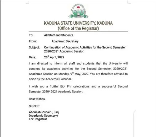 Kaduna state University