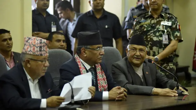 माधव नेपाल, प्रचण्ड र केपी ओली