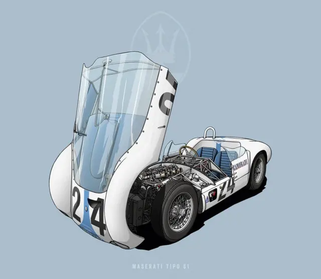 मासेराती टिपो 61- बर्डकेज