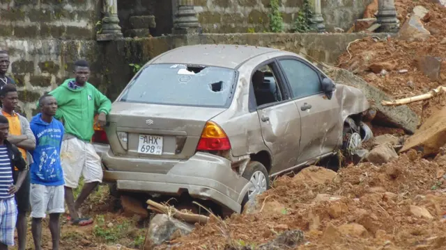 Оползни в Сьерра-Леоне