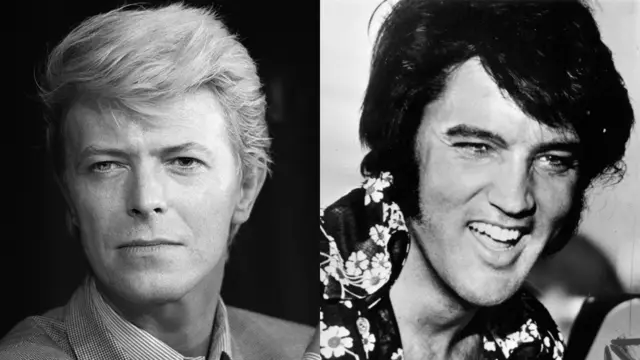 David Bowie y Elvis Presley