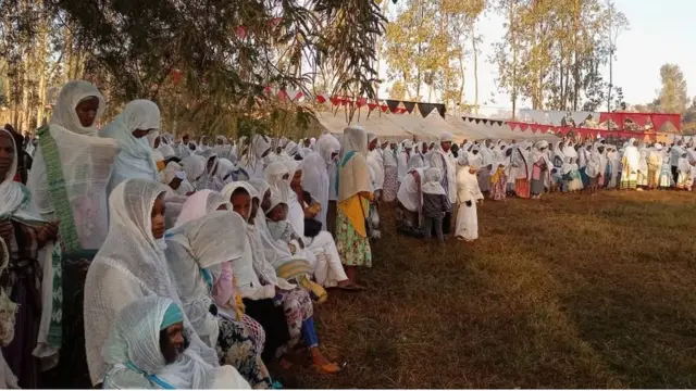 የከተራ በዓል አከባበር በምዕራብ ጉጂ ዞን ቡሌ ሆራ ከተማ