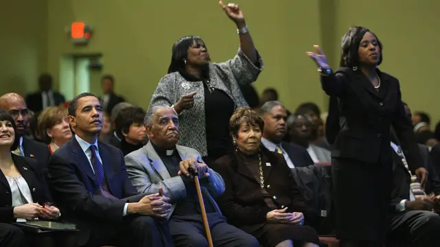 باراك أوباما جعل من الدين قضية في حملته.