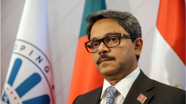 বাংলাদেশের পররাষ্ট্র প্রতিমন্ত্রী শাহরিয়ার আলম।