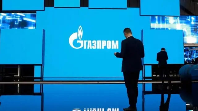 Кўргазмадаги Газпром жойи