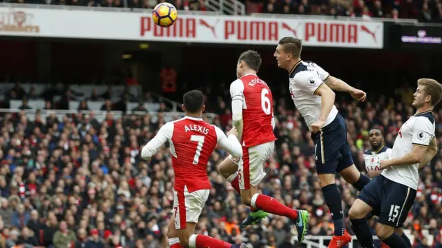 Arsenal hòa Tottenham 1-1