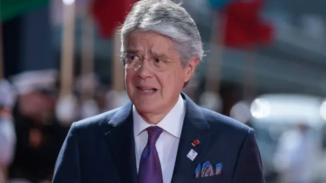 El presidente de Ecuador, Guillermo Lasso.