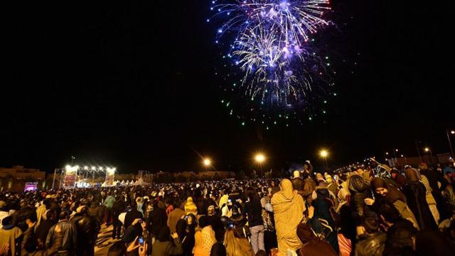 احتفالات الأمازيغ برأس السنة الأمازيغية في تنزيت، المغرب 2015