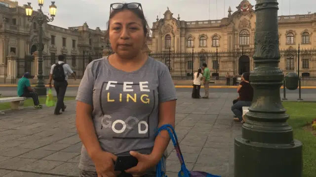 María Huamán en Lima.
