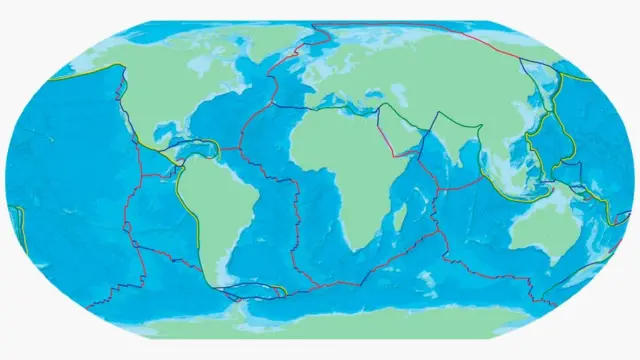 भूपट्टांचा नकाशा