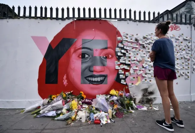 સવિતા હલપ્પાનાવરની આયર્લેન્ડની ભીંતો પર લાગેલી પ્રતિકાત્મક તસવીર