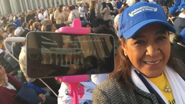 Feligreses en el Vaticano