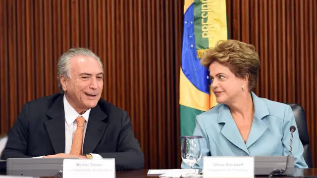 Michel Temer y Dilma Rousseff