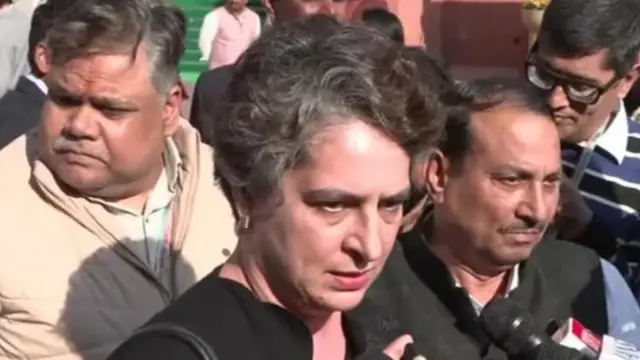 પ્રિયંકા ગાંધી, સ્પીકર, નરેન્દ્ર મોદી, સ્પીકર ઓમ બિરલાનો દાવો, વિપક્ષે દાવાને વખોડ્યો, બીબીસી ગુજરાતી 