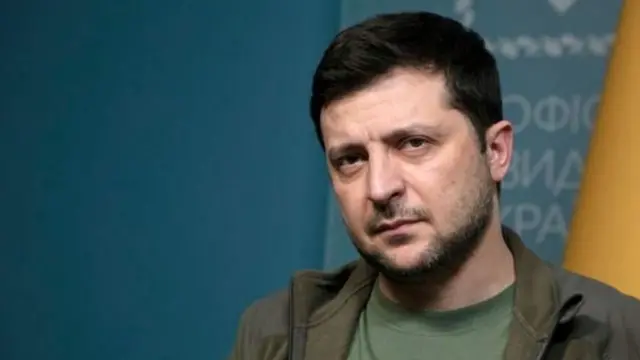 યુક્રેનના રાષ્ટ્રપતિ વોલોદિમીર ઝૅલેન્સ્કી