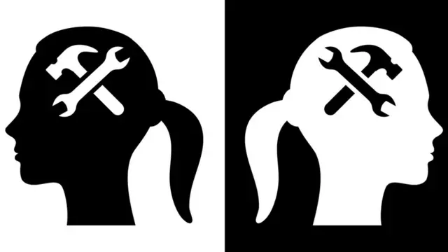 Figuras blanco o negro.