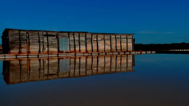 Almacén para sal marina