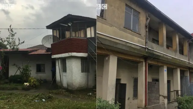 የማዕከላዊ እስር ቤት ውጫዊ ገፅታ በከፊል