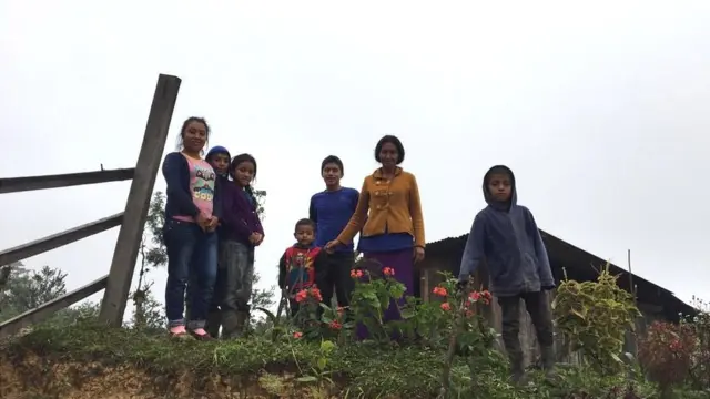 Familia en Huehuetenango