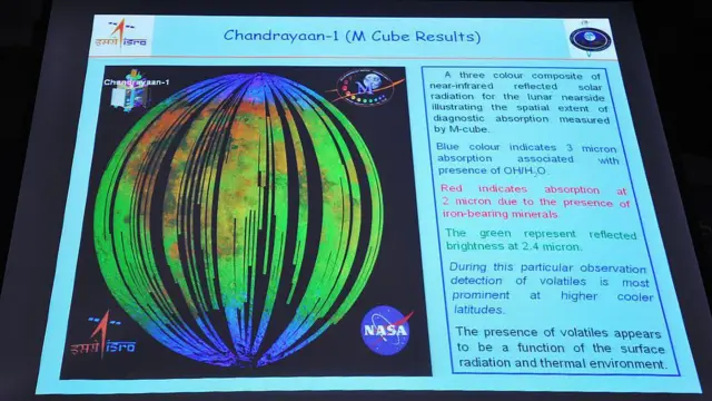 சந்திராயன்- 1 அனுப்பிய தரவு
