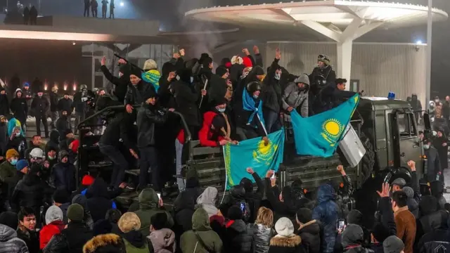 Қозоғистондаги норозилик намойииши