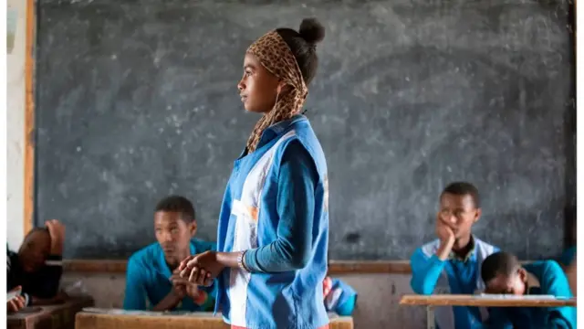 ተማሪዎች በክፍል ውስጥ