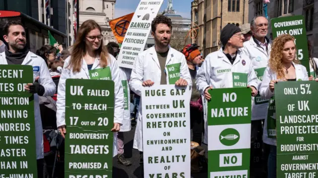 Scientists, protests
