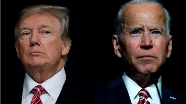 Donald Trump and Joe Biden