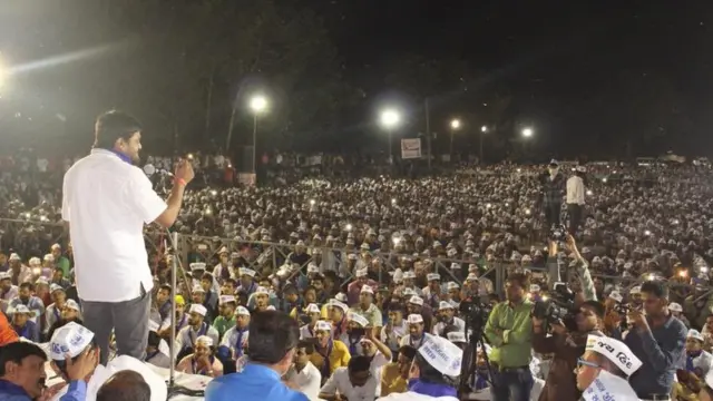 સભામાં હાર્દિક પટેલ