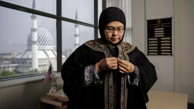 Judge Nenney Shushaidah, one of Malaysia's first female Sharia high court judges