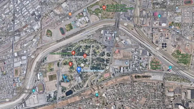 Un mapa de El Chamizal actual