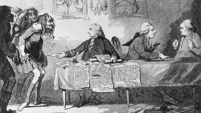 Dibujo que satiriza la influencia de la West India Company