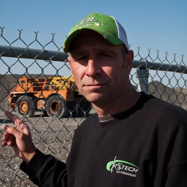 Un extrabajador de la mina Jeffrey