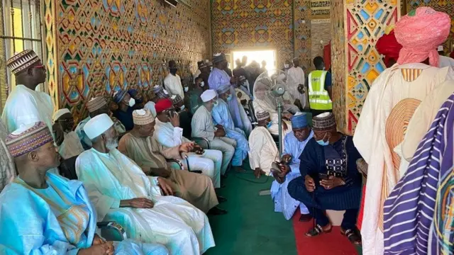 Sani Dangote burial pictures: Aliko Dangote brother funeral for Kano