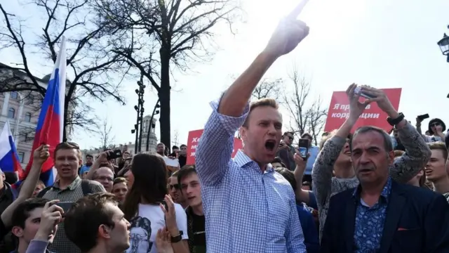 آلکسی ناوالنی در حال حاضر سرشناس‌ترین مخالف ولادیمیر پوتین است