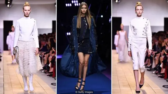 Trái sang phải: Các nhà thiết kế Dior, Versace, Dior