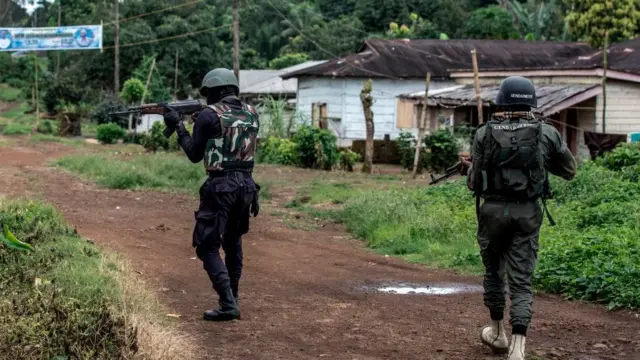 Cameroon policeman and gendarme