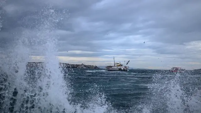 İstanbul'da fırtına