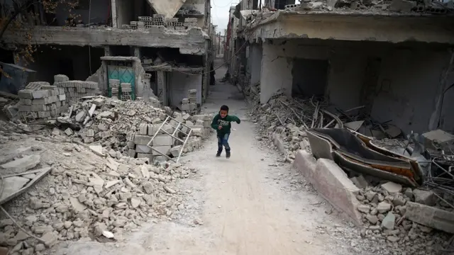 सीरिया के संघर्ष से प्रभावित बच्चे