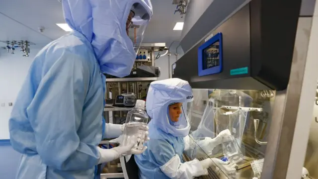 Laboratorios de BioNTech.