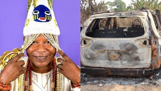 King Burnt In Ogun State Police Arrest 11 Suspect Wey Kill And Burn King Ayinde Odetola For