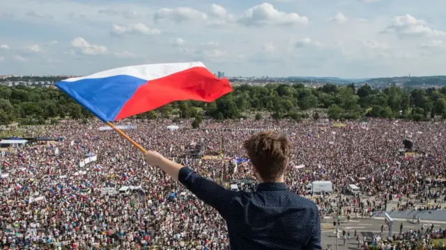 Чехи на протесті