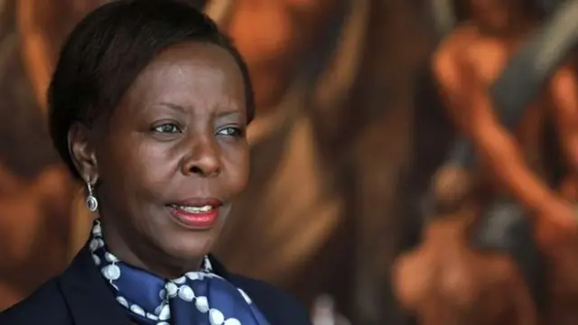 La ministre des Affaires étrangères du Rwanda, Louise Mushikiwabo