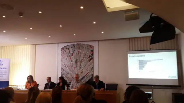 Birleşmiş Milletler Mülteciler Yüksek Komiserliği, Dünya Mülteciler Günü'nde Roma'da basın toplantısı düzenledi