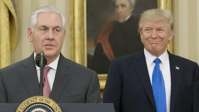 ترامپ و تیلرسون