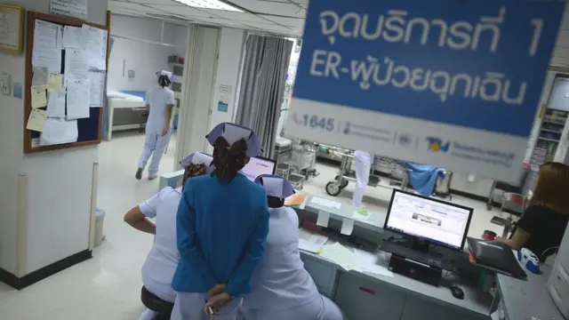ภายในห้องฉุกเฉิน รพ.ธนบุรี